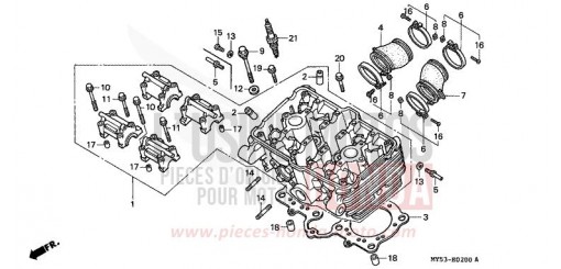 CULASSE CB500R de 1994
